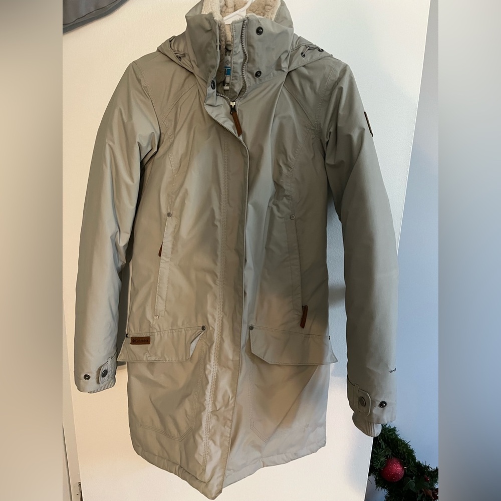 Columbia Women's Tan Hooded Utility Jacket